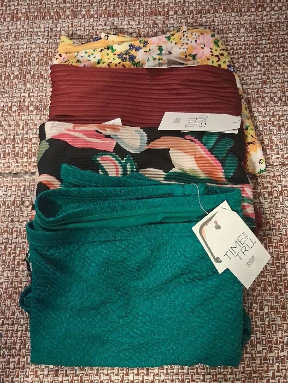 4 BathingāSuit Bottoms 3X High Waist And 1 Mid Rise New With Tags